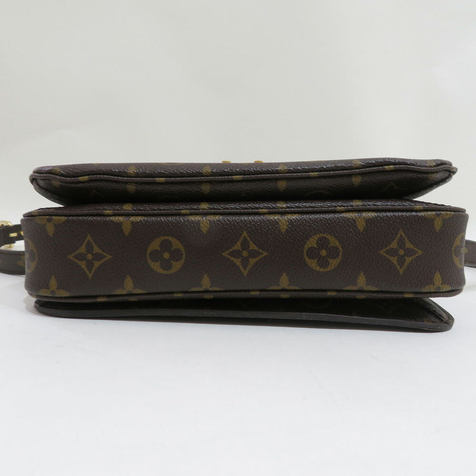 Louis Vuitton Monogram Pochette Metis MM PVC  Shoulder Bag