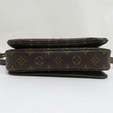 Louis Vuitton Monogram Pochette Metis MM PVC  Shoulder Bag