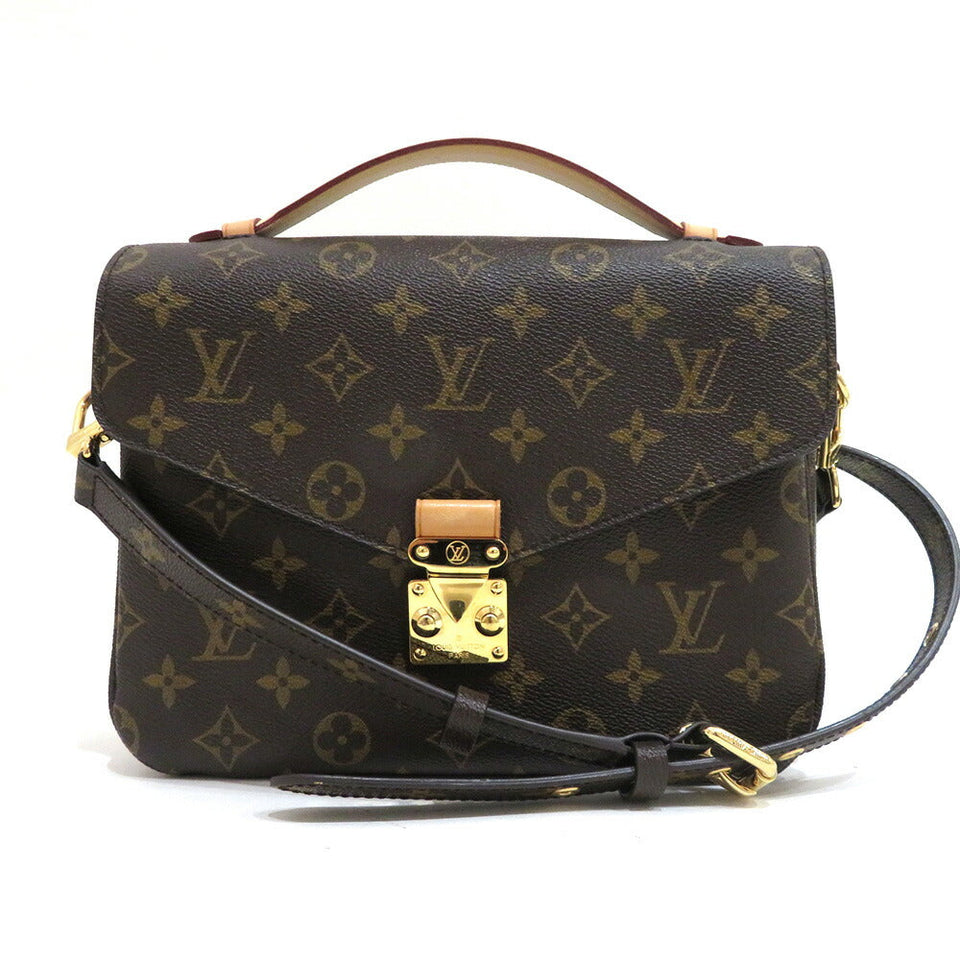 Louis Vuitton Monogram Pochette Metis MM PVC  Shoulder Bag