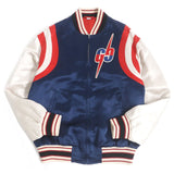 Gucci Stajan 575315 Main: 100% acetate, part: 57% rayon, part: 43% polyester, part: 100% wool, decoration: 100% acetate, embroidery: 100% polyester Blue x red mens 44