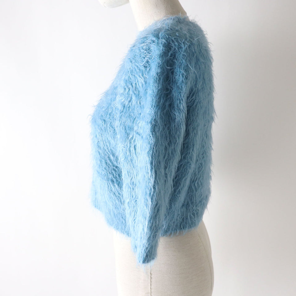 Gucci knit 695655 Main: 82% nylon, Main: 18% wool blue Women XS