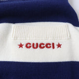 Gucci skirt 691664 Outer: 100% wool, Lining: 95% wool, Lining: 4% nylon, Lining: 1% polyurethane, Embroidery: 100% polyester Ivoryx navy Women XS