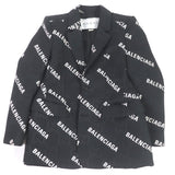 Gucci tailored jacket 676014 Outer: 70% cotton, Outer: 30% polyester, Lining: 100% rayon black The Hacker Jumbo GG Jacket mens 48