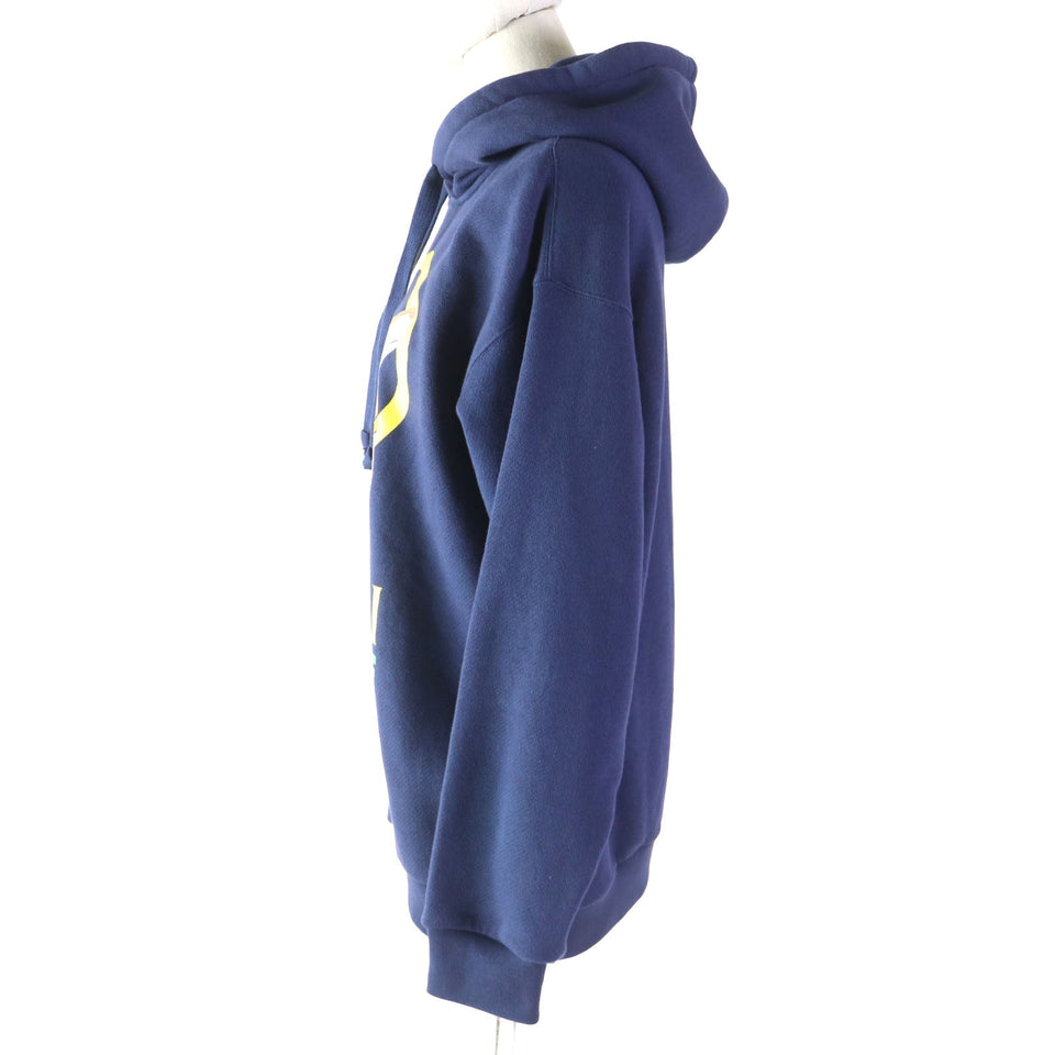 Gucci Hoodie 717427 Main: 100% cotton Navy Women XS (160/84Y)