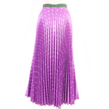 Gucci Pleated skirt 696770 Main: 100% polyester, Part: 100% nylon purple Women 42