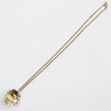Gucci Necklace Main: Gold Plated Part: Color Stone Gold green 412885 mens