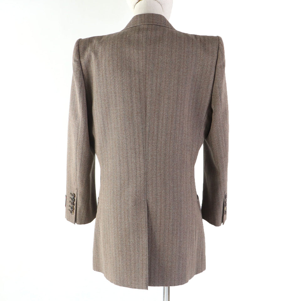 Gucci tailored jacket 691270 wool Brown 42