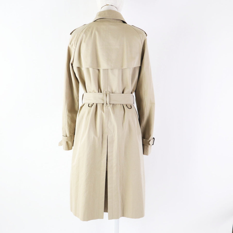Burberry LONDON trench coat B1A83-100-51 Outer: 100% cotton, Lining: Cotton, Lining: Cupra, Accessories: Cowhide Lining: 100% wool Lining (separate fabric): 100% cupra beige Women 42