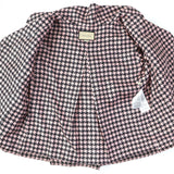 Gucci tailored jacket 674323 Main: 90% wool, Main: 10% polyamide (nylon), Lining: 100% silk Pink black Women 40