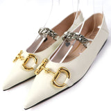 Gucci pumps 621161 Main: Leather Ivory Women 35 1/2