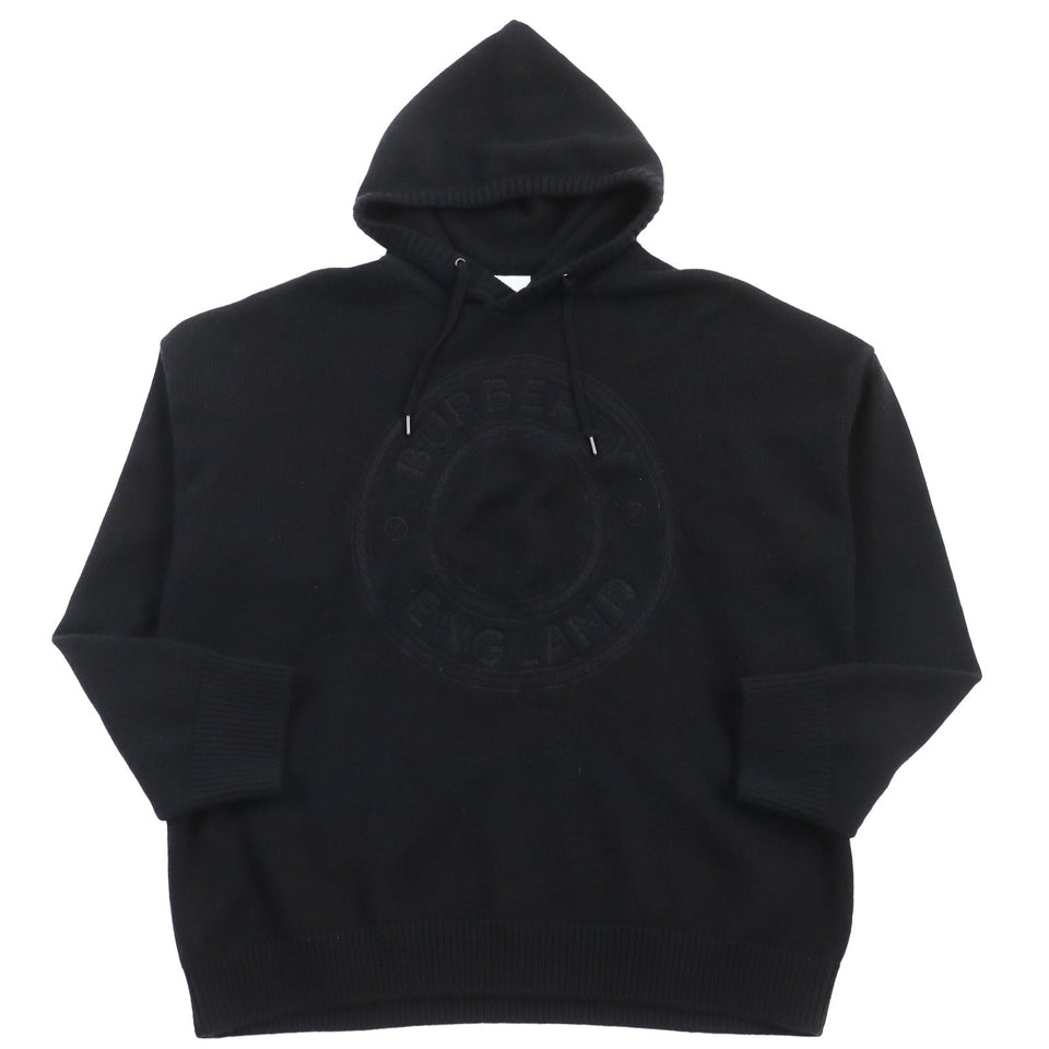 Burberry Hoodie Main: 100% cashmere black mens Notation size unknown