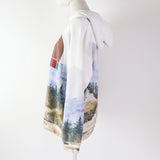 Gucci Hoodie 672474 Main: 100% cotton Multi Trail Print sweatshirt Trail Print mens(Unisex) S