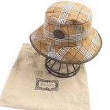 Gucci Other hats 700851 Outer: 54% wool, Outer: 46% linen, Lining: 68% polyester, Lining: 16% cotton, Lining: 16% nylon beige mens