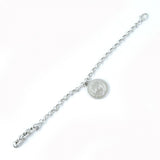 Gucci bracelet 433499 Mainï¿½FAG925 Silver Interlocking G BEE Coin Women 18