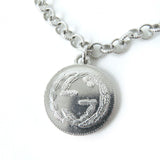 Gucci bracelet 433499 Mainï¿½FAG925 Silver Interlocking G BEE Coin Women 18