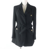 Gucci coat 619253 Main: 100% wool, Lining: 100% rayon black Women 42