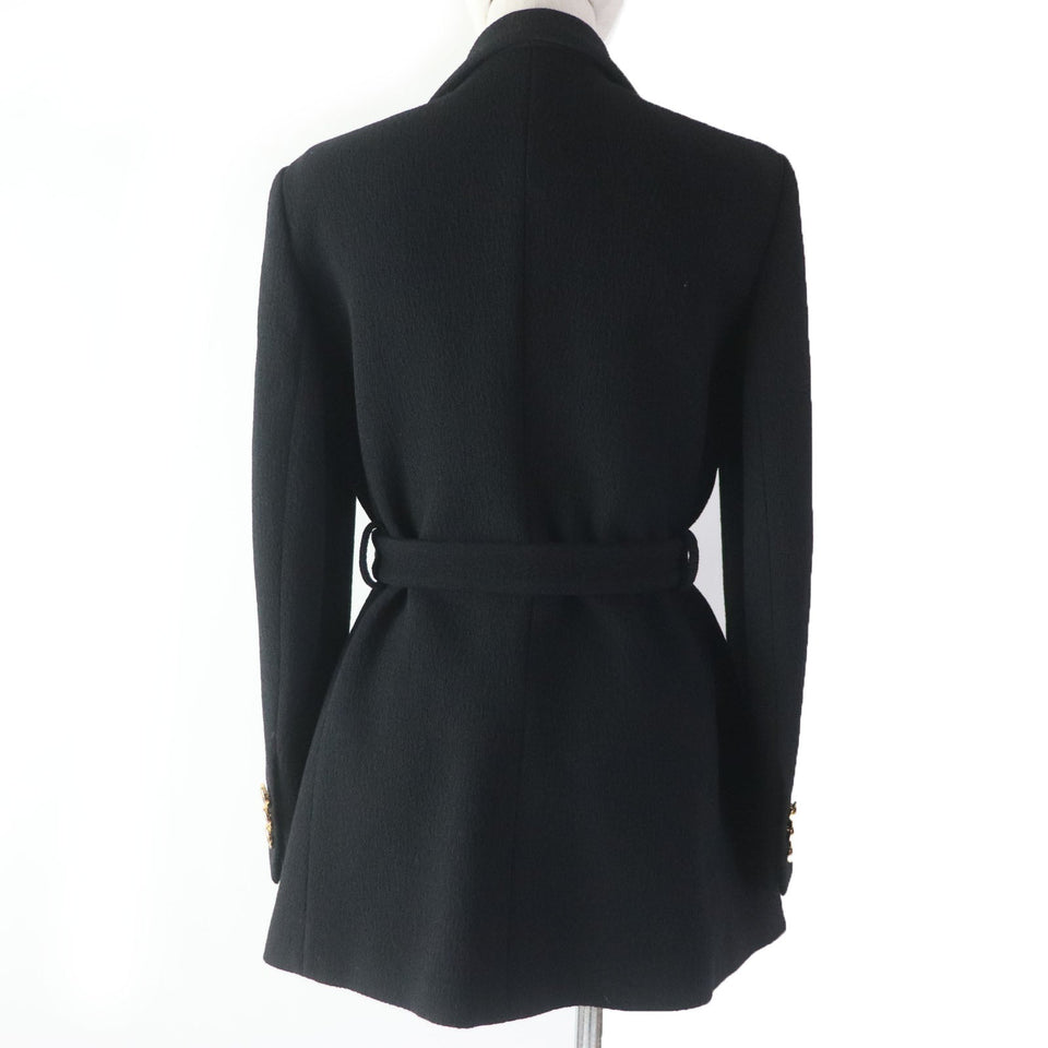 Gucci coat 619253 Main: 100% wool, Lining: 100% rayon black Women 42