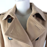 Burberry trench coat Main: 100% cashmere, Part: 66% wool, Part: 22% nylon, Part: 12% cashmere, Lining: 100% viscose (rayon), Lining (sleeve lining): 100% viscose beige SANDRINGHAM Sandringham Women 38