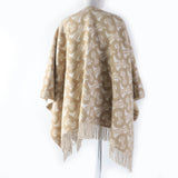 Burberry poncho 8022741 Main: 90% wool, Main: 10% cashmere beige Women 137�~140cm