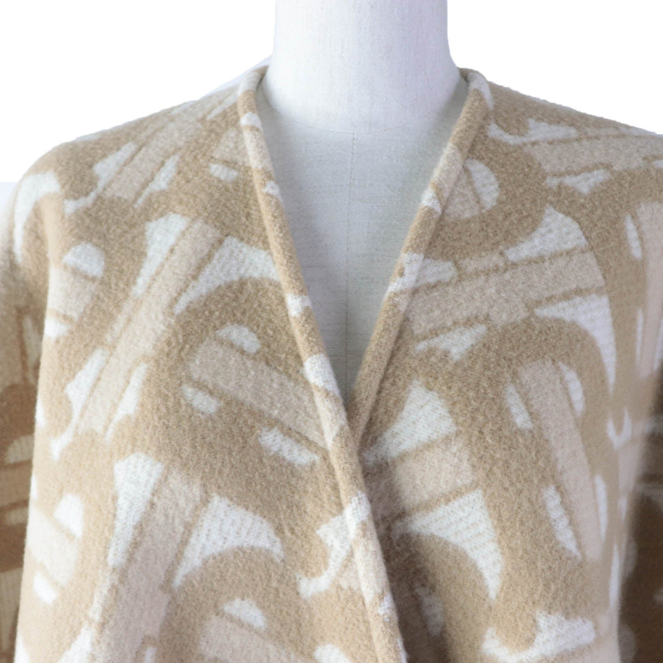Burberry poncho 8022741 Main: 90% wool, Main: 10% cashmere beige Women 137�~140cm
