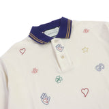 Gucci Short sleeve polo shirt 625320 Main: 97% cotton, Main: 3% polyurethane, Part: 100% cotton, Part: 100% polyester light beige mens XS