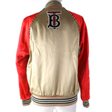 Burberry Blouson 8008762 Rayon Red Beige type 36