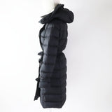 Burberry down coat 8044680 Outer material: 100% nylon, Lining: 100% nylon, Filling: 90% down, Filling: 10% feather, Upper lining: 100% polyester, Collar back: 100% polyester, Leather part: 100% cowhide black Women S