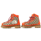 Gucci boots 679927 leather Two-tone color (orange) North Face Collaboration 36