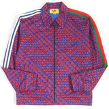 Gucci Track jacket 692112 Outer: 55% polyester, Outer: 45% cotton, Lining: 100% polyester, Part: 100% nylon Blue red mens L