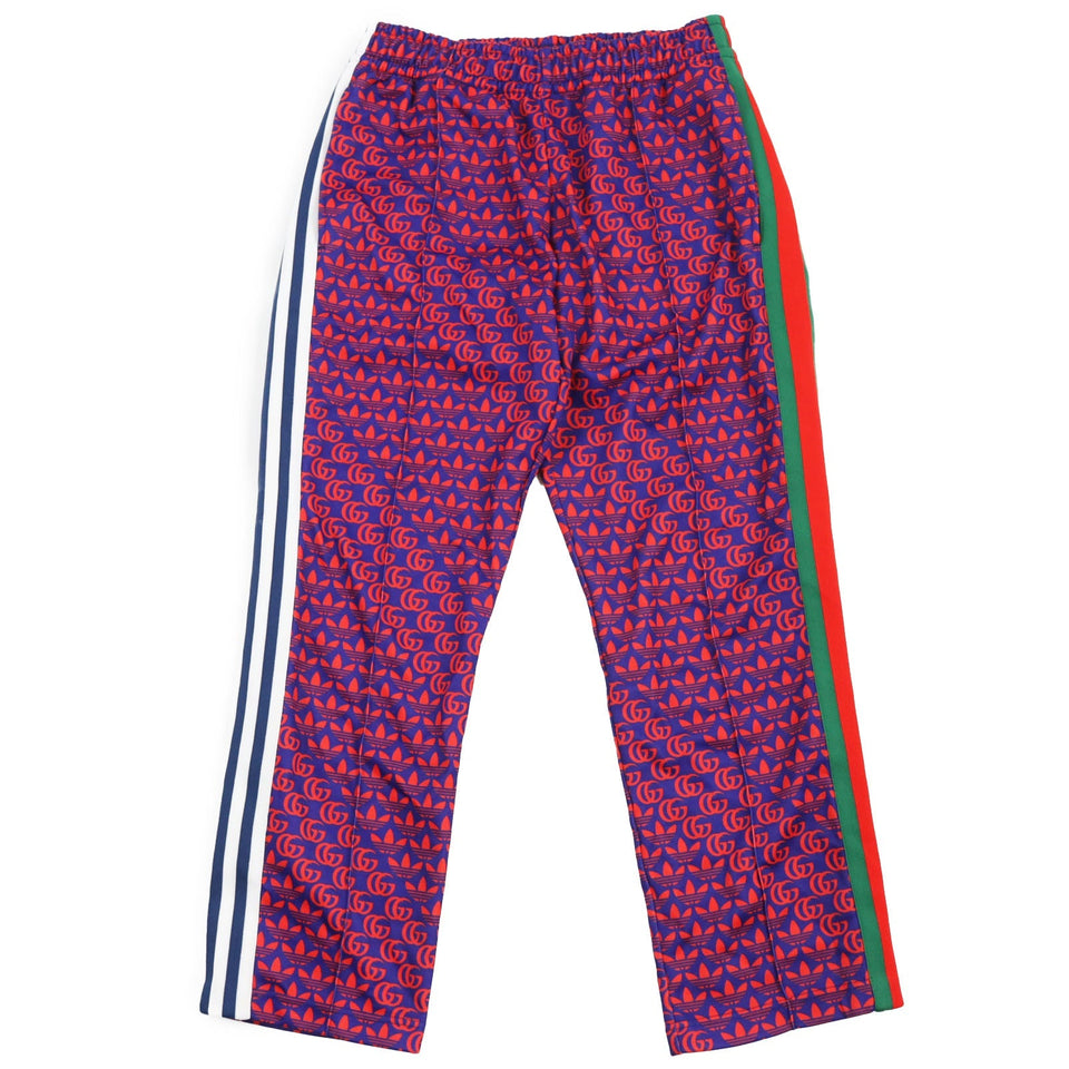 Gucci Pants 692113 Main: 55% polyester, Main: 45% cotton, Part: 100% polyamide (nylon) Navy red mens XS