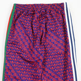 Gucci Pants 692113 Main: 55% polyester, Main: 45% cotton, Part: 100% polyamide (nylon) Navy red mens XS
