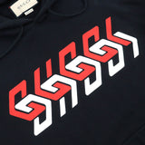 Gucci Hoodie 681210 Main: 100% cotton Black red white mens L