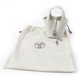 Hermes Handbag Swift, Palladium Metal white picotanlock micro Women