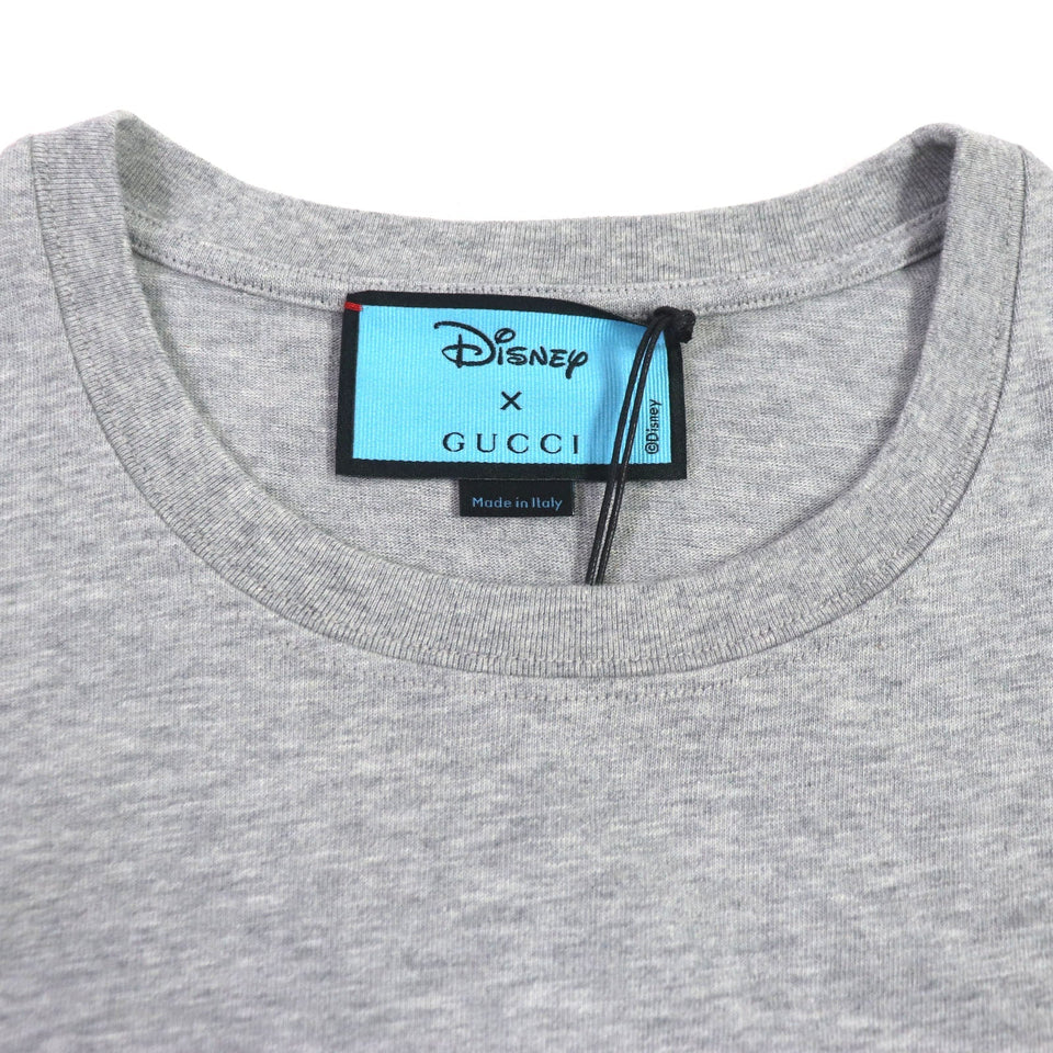 Gucci Short sleeve T-shirt 548334 Main: 100% cotton gray FLASH Donald Duck mens XXL