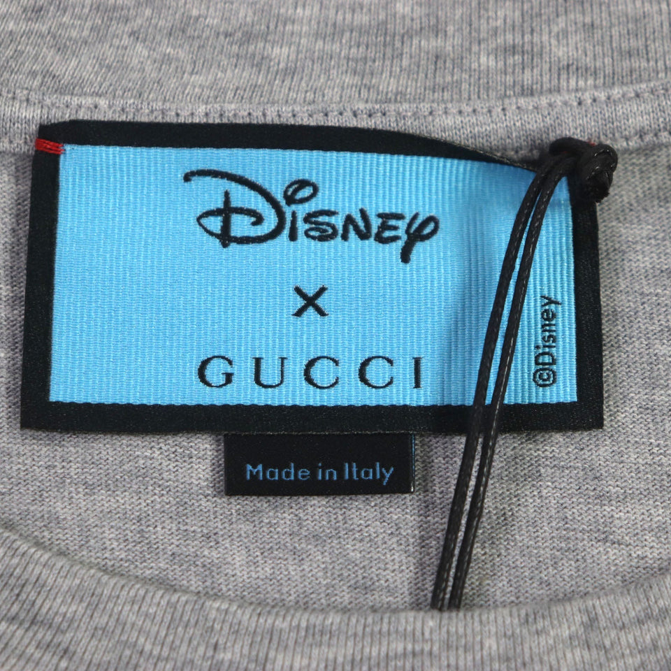 Gucci Short sleeve T-shirt 548334 Main: 100% cotton gray FLASH Donald Duck mens XXL