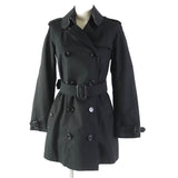Burberry Prorsum trench coat Outer: 65% polyester, Outer: 35% cotton, Lining: 50% cotton, Lining: 50% polyester, Sleeve lining: 100% rayon black Women 34