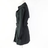 Burberry Prorsum trench coat Outer: 65% polyester, Outer: 35% cotton, Lining: 50% cotton, Lining: 50% polyester, Sleeve lining: 100% rayon black Women 34