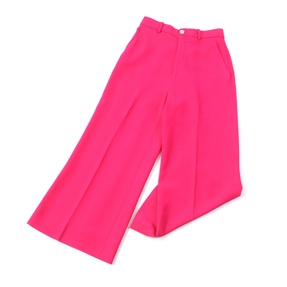 Gucci Cropped pants 529540 Main: 97% rayon, Main: 3% polyurethane pink Women 38