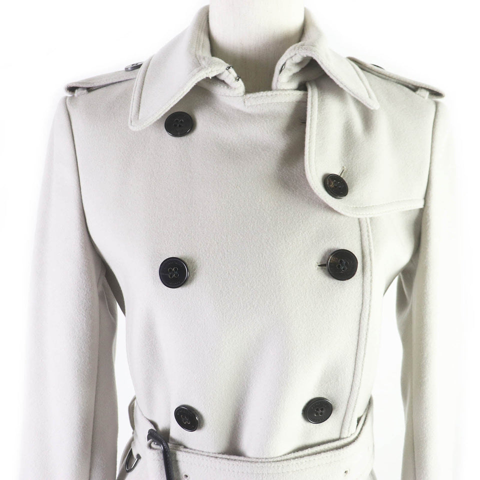 Burberry LONDON coat Outer: 80% wool, Outer: 20% cashmere, Lining: 50% acetate, Lining: 50% rayon Gurege Women 38