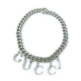 Gucci Necklace 675769 Gold Plated Silver Interlocking Necklace