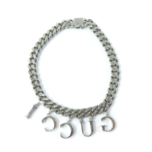 Gucci Necklace 675769 Gold Plated Silver Interlocking Necklace