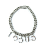 Gucci Necklace 675769 Gold Plated Silver Interlocking Necklace