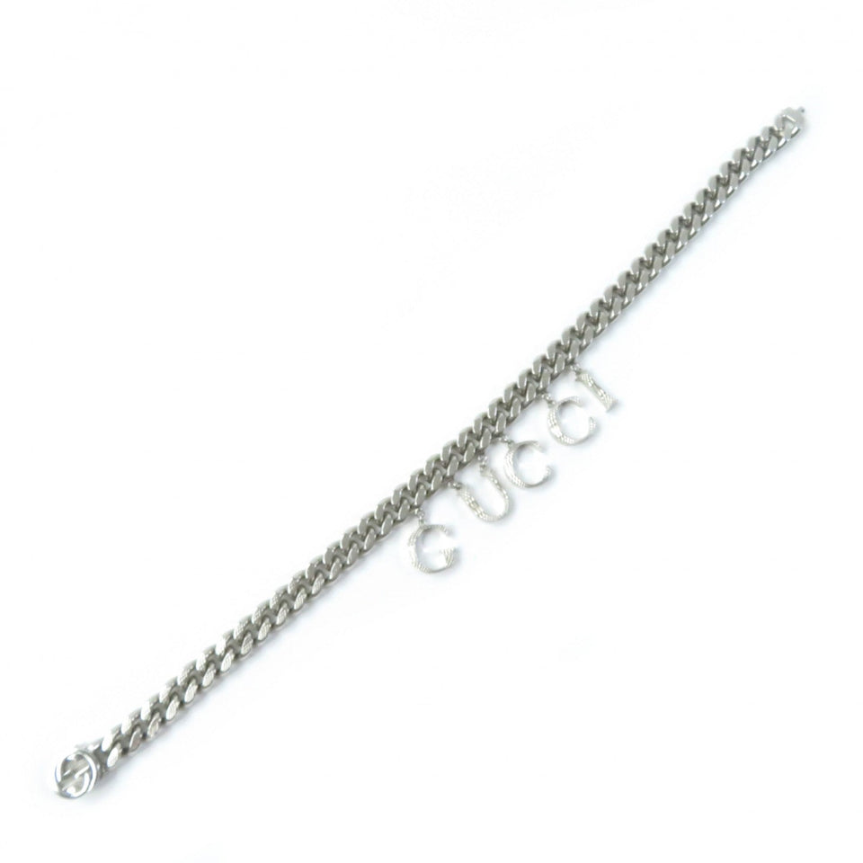 Gucci Necklace 675769 Gold Plated Silver Interlocking Necklace