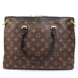 Louis Vuitton Pallas Monogram Noir Grain Calf 2way Tote Bag