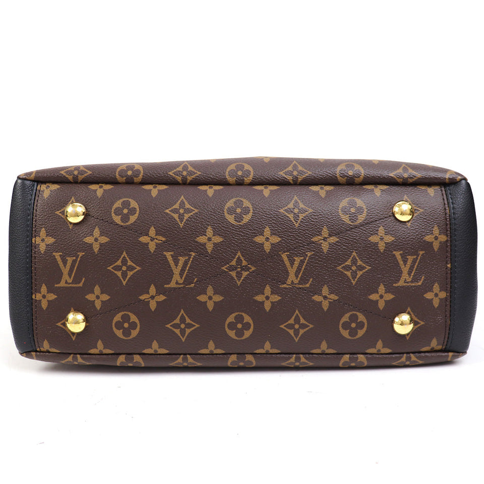 Louis Vuitton Pallas Monogram Noir Grain Calf 2way Tote Bag