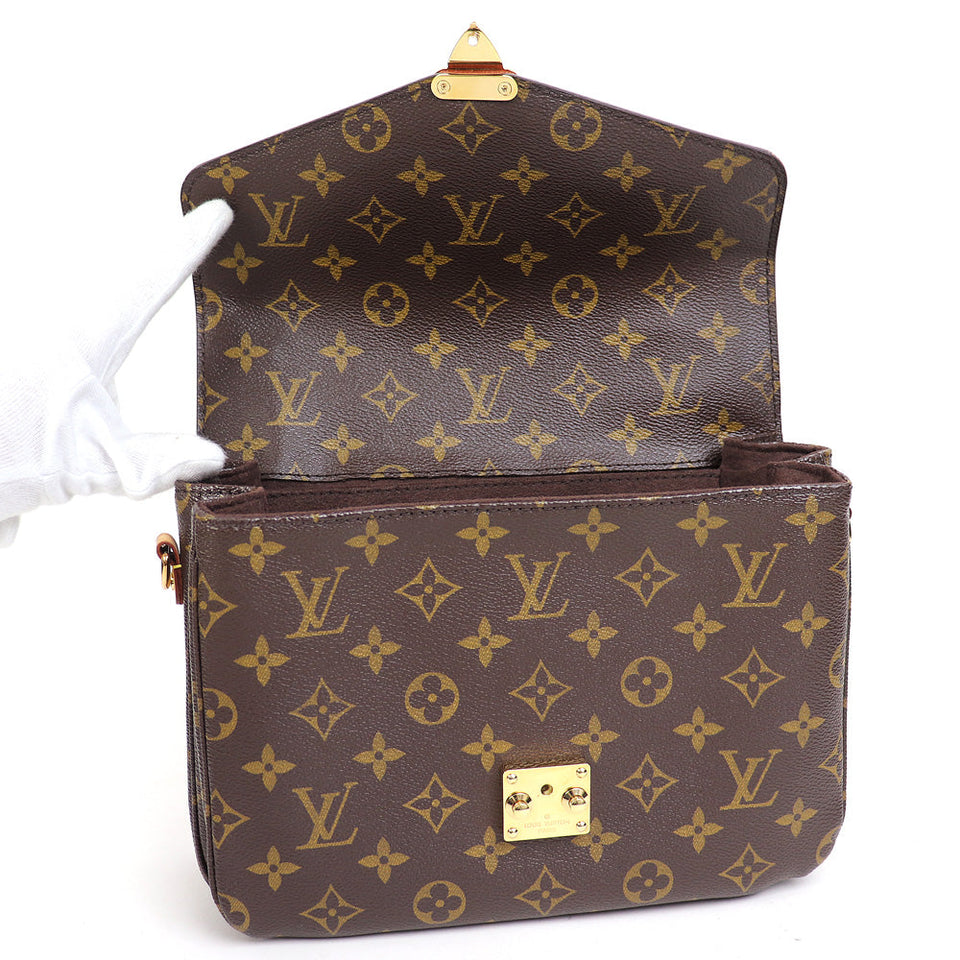 Louis Vuitton Pochette Metis MM Monogram Shoulder Bag Crossbody