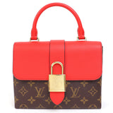 Louis Vuitton Locky BB Monogram Coquelicot Shoulder Bag Leather Red