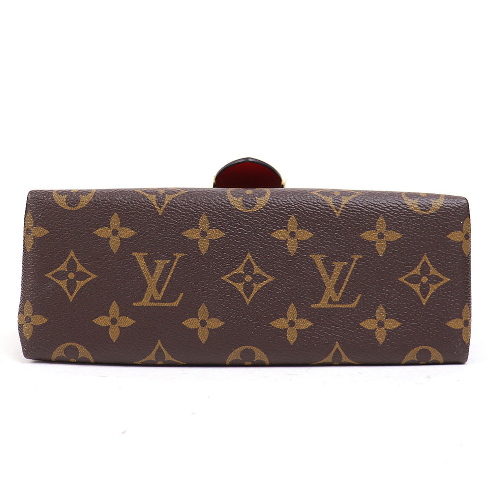 Louis Vuitton Locky BB Monogram Coquelicot Shoulder Bag Leather Red
