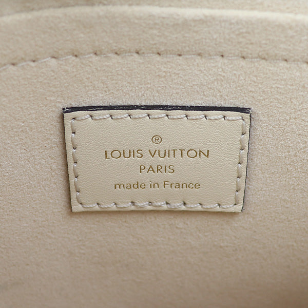 Louis Vuitton Locky BB Monogram Creme Shoulder Bag Leather