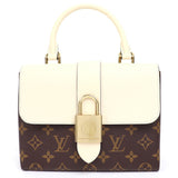 Louis Vuitton Locky BB Monogram Creme Shoulder Bag Leather